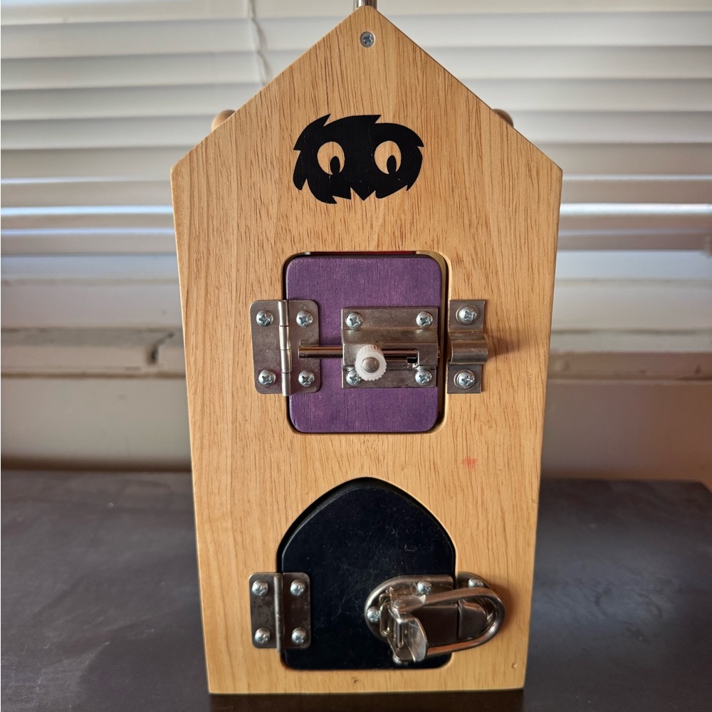 Monster lock box for kids